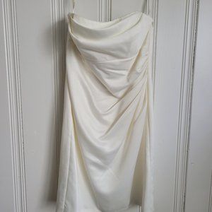 Davids Bridal strapless mini